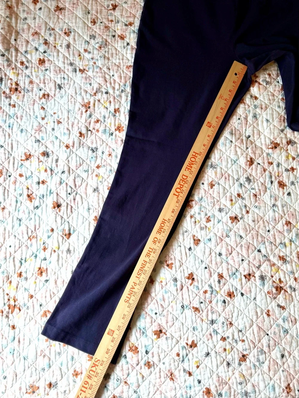 Lands' End Starfish Women's Straight-Leg Pants - Navy Blue Size M
